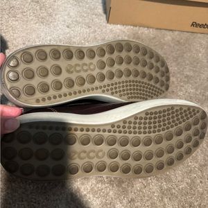 Maroon dark brown Ecco brand 11 to 11 1/2 sneaker loafer